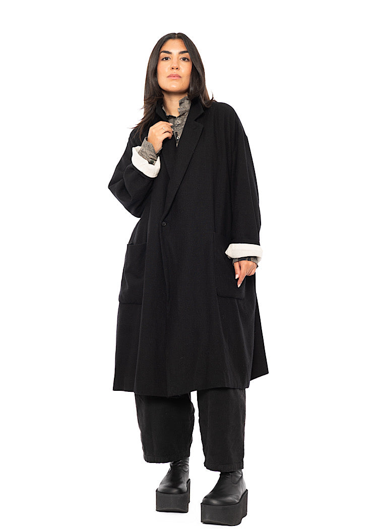 OVERSIZED TWEED COAT