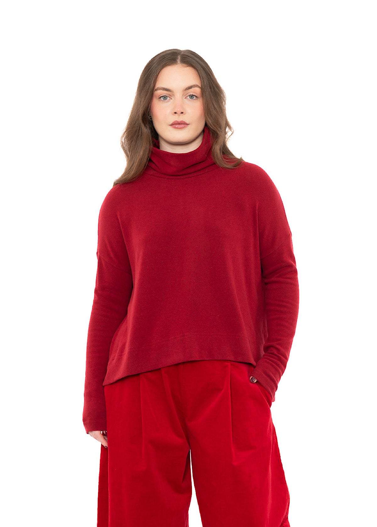 SIGNATURE COTTON-FLEECE MOYET PULLOVER