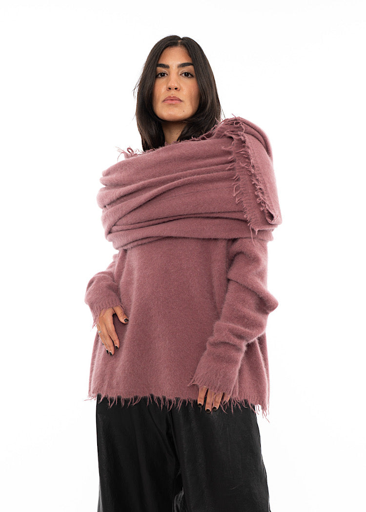 RUNDHOLZ DIP KNITTED SCARF