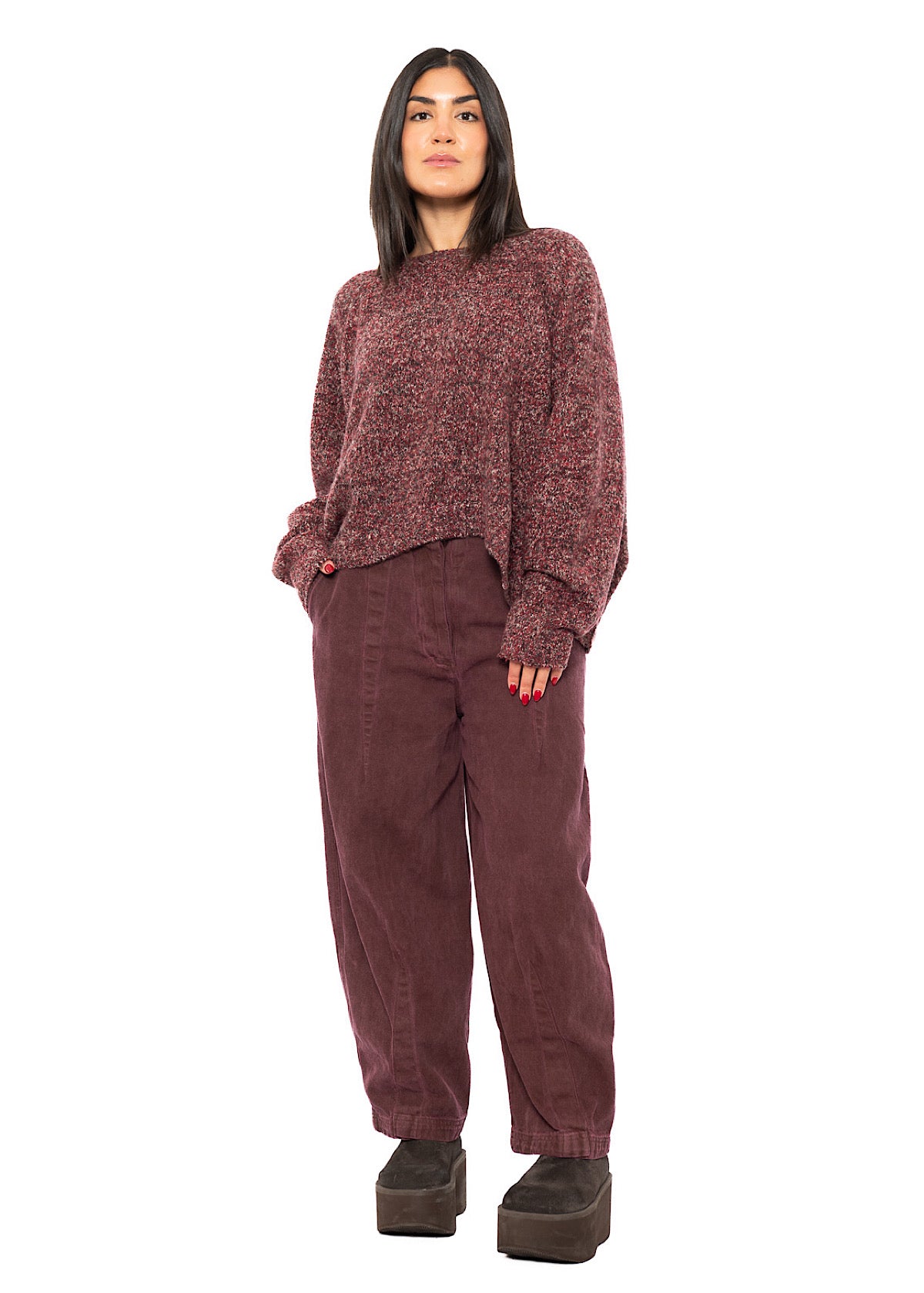 DENIM BALLOON TROUSER