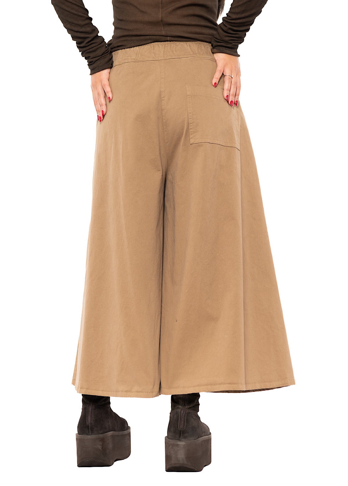 CROPPED LENGTH COTTON TROUSER