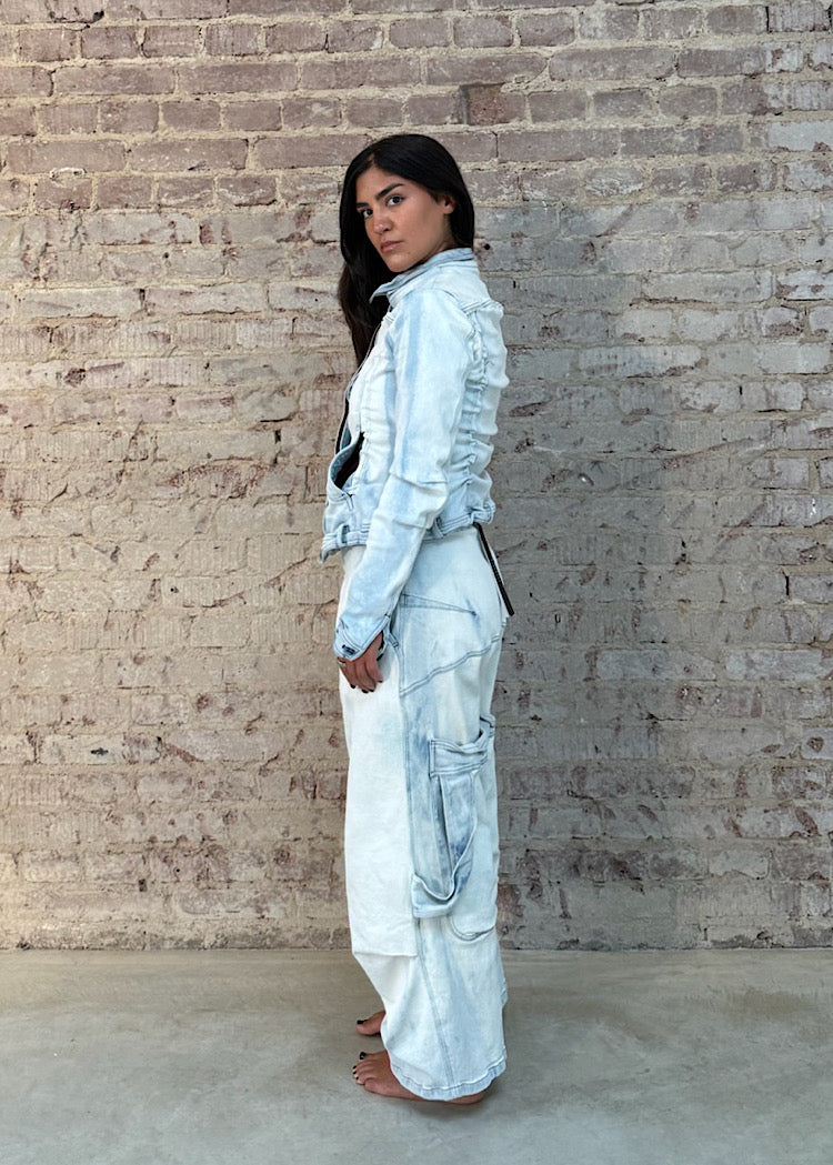 PRE-ORDER RUNDHOLZ MAINLINE JACKET *INDIGO STONEWASH* (Shown in INDIGO FADED)