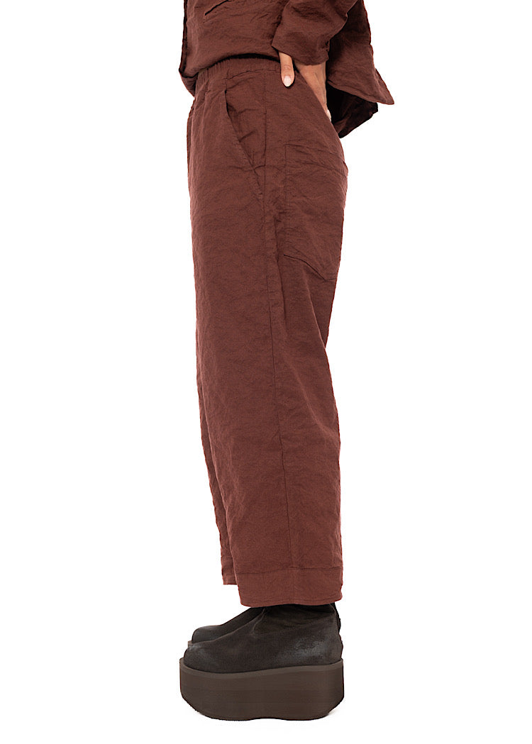 SIGNATURE CRINKLE STRAIGHT LEG TROUSER