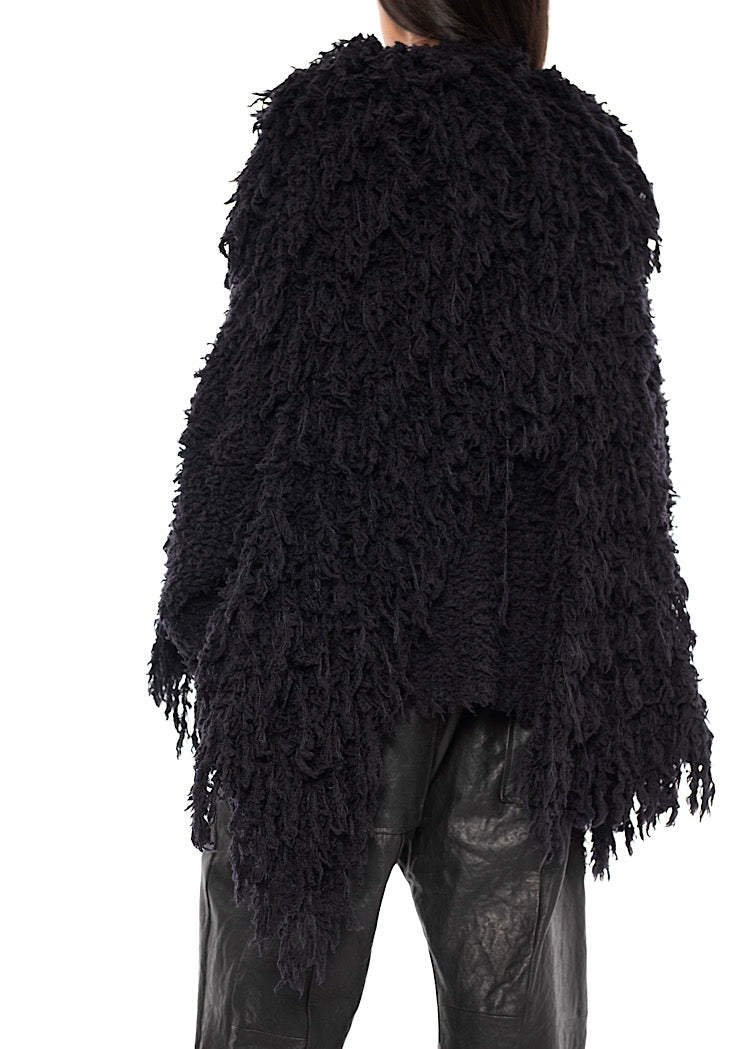 TEXTURED WOOL BLEND GILET