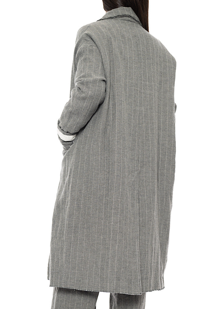 PINSTRIPE MARY COAT