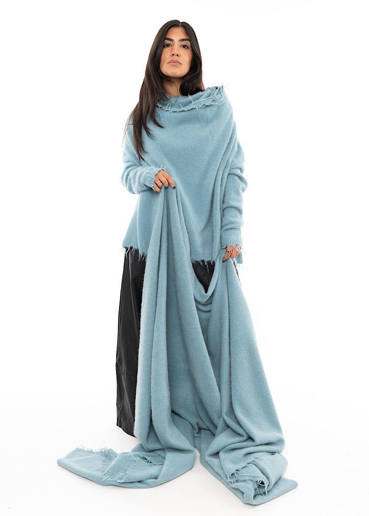 RUNDHOLZ DIP KNITTED SCARF