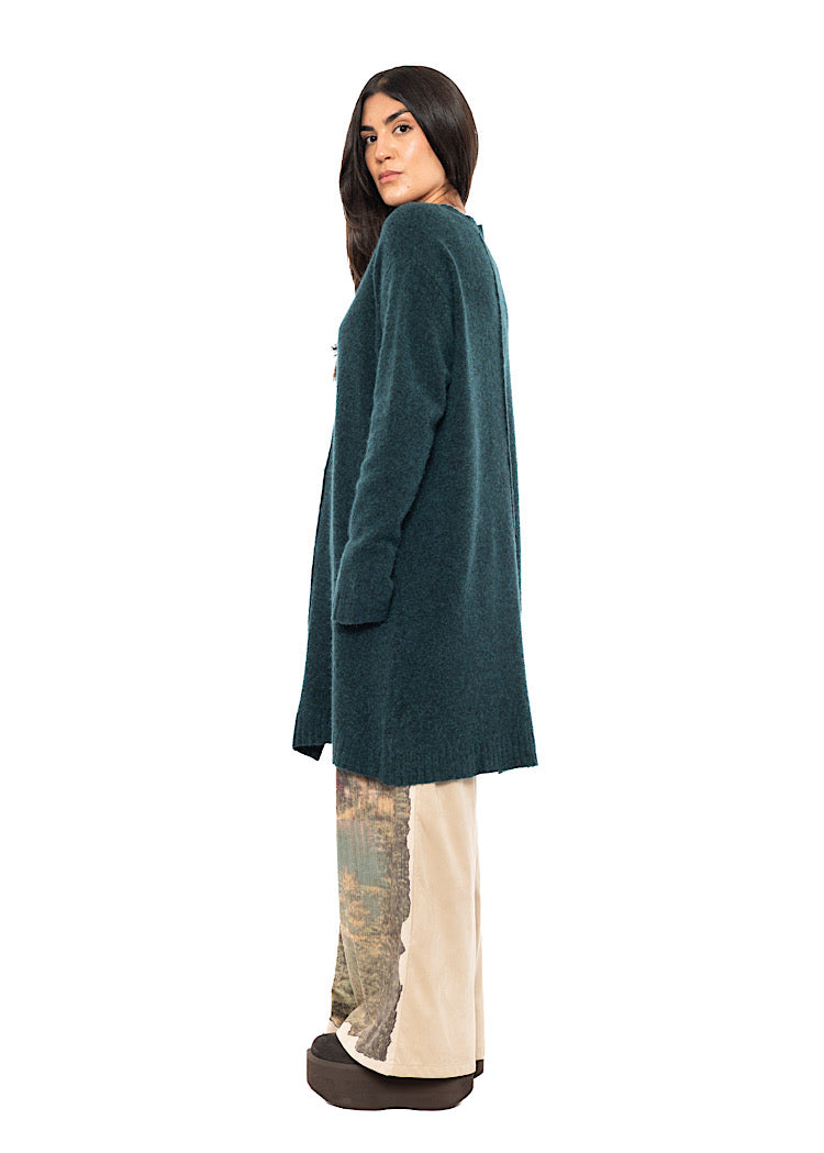 BRUSHED MÉLANGE KNITTED TUNIC