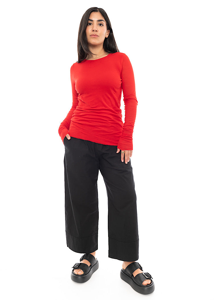 AEQUAMENTE COTTON JERSEY TOP