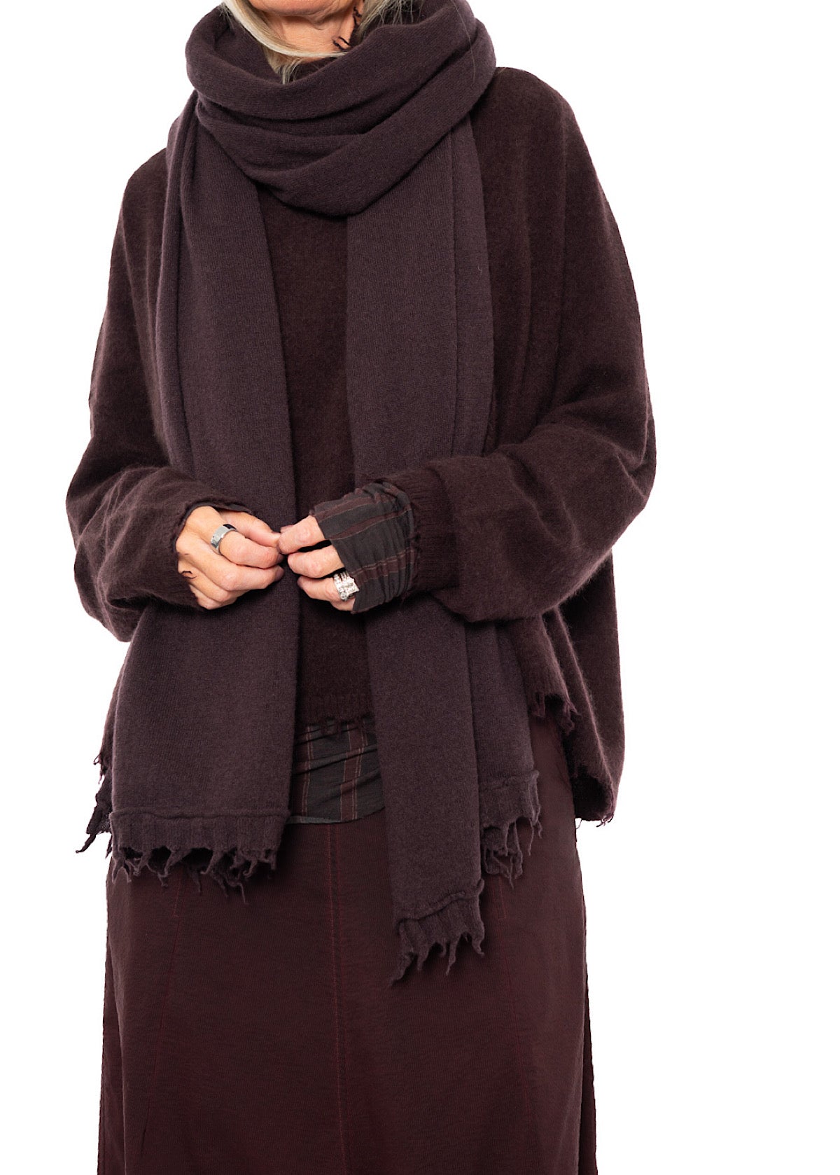 SIGNATURE CASHMERE FINGERLESS CUFF