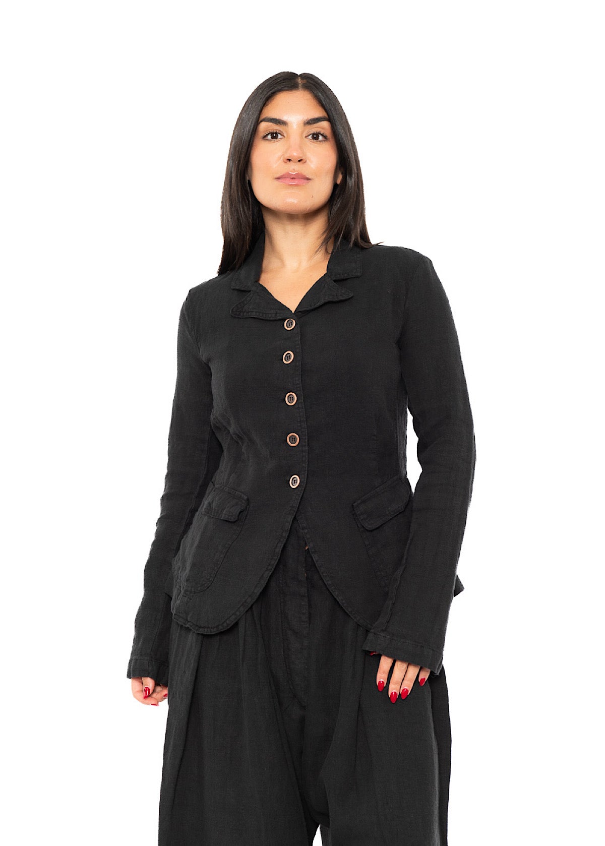 WINTER LINEN TAILORED JACKET