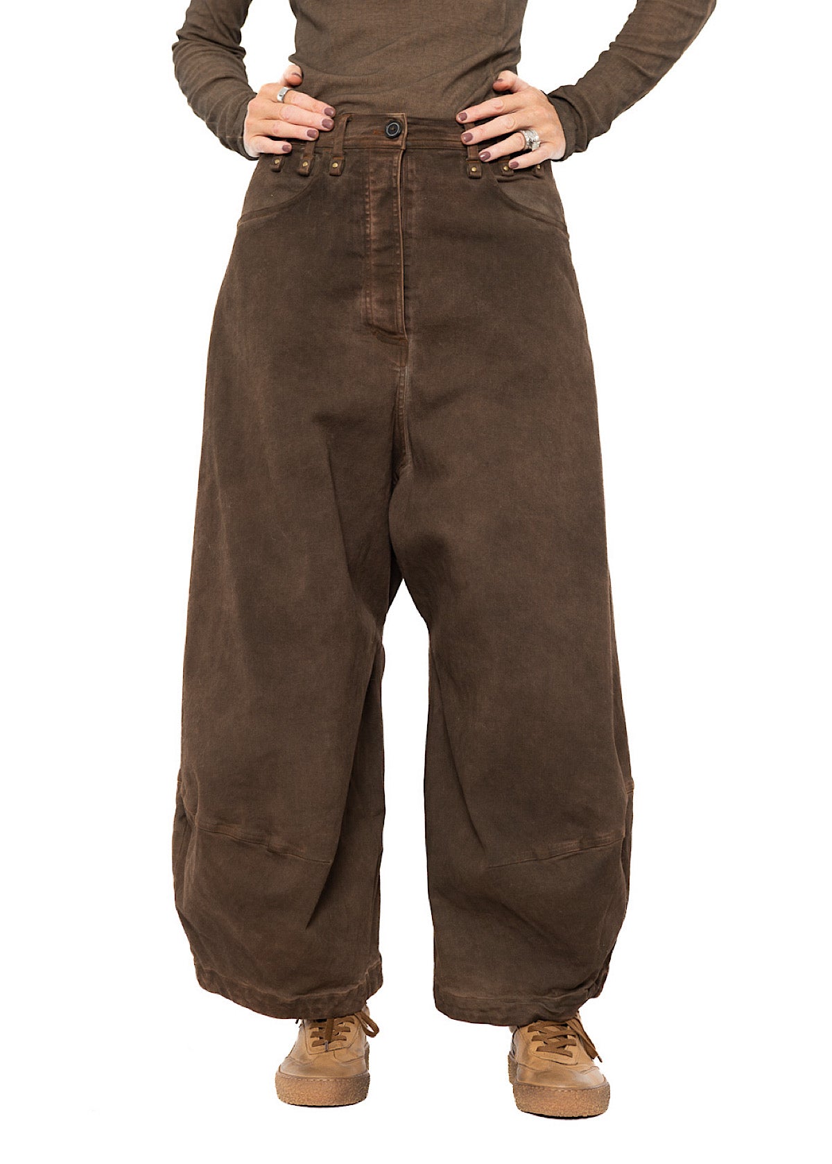 SIGNATURE BALLOON DENIM TROUSER