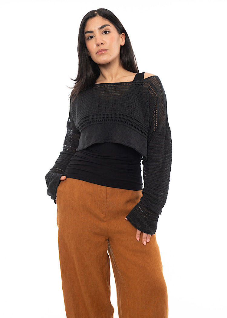PAL OFFNER CROPPED PULLOVER