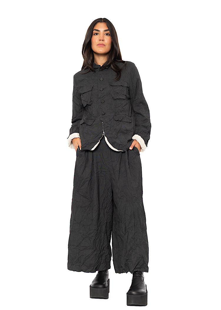 CRINKLE UTILITY JACKET