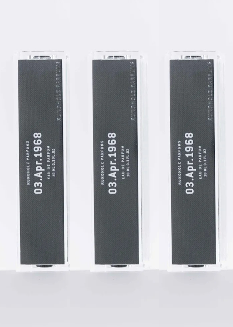 RUNDHOLZ TRAVEL PARFUM 03.APRIL.1968