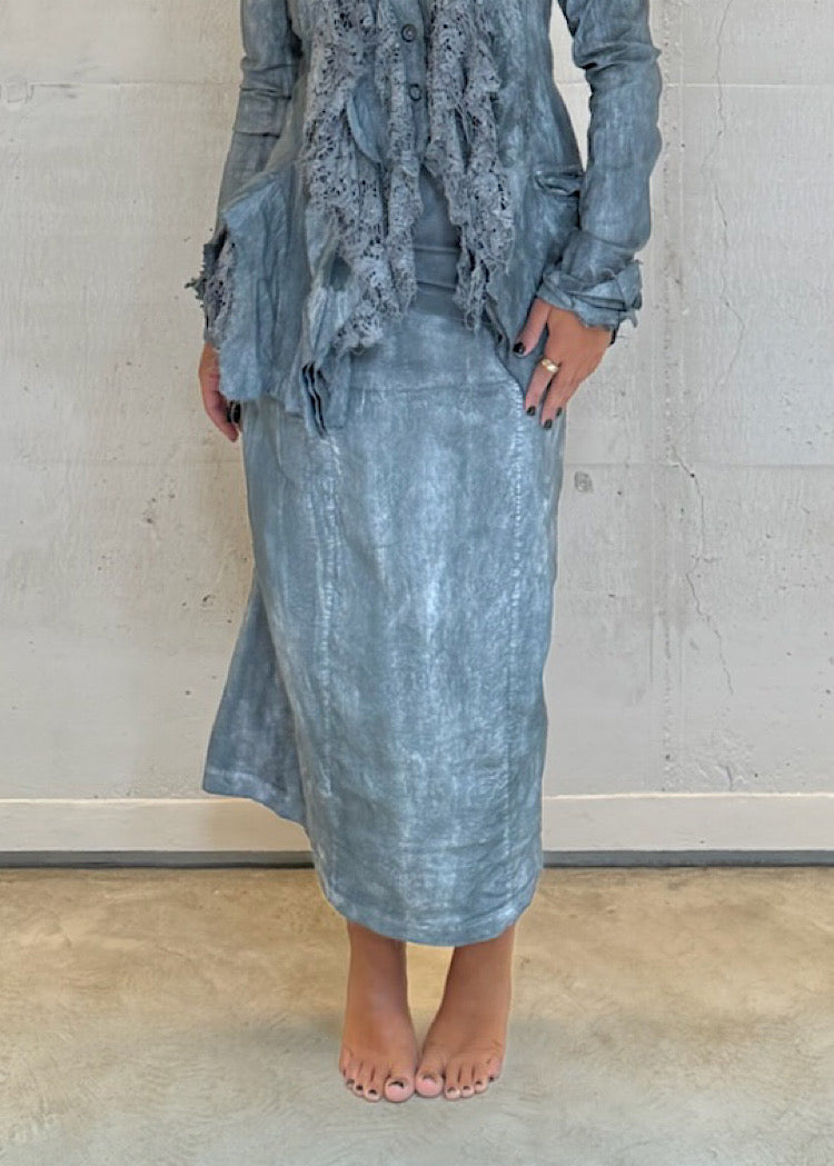 PRE-ORDER RUNDHOLZ DIP SKIRT *SEAFOAM FOG* (Shown in SEAWEED FOG)