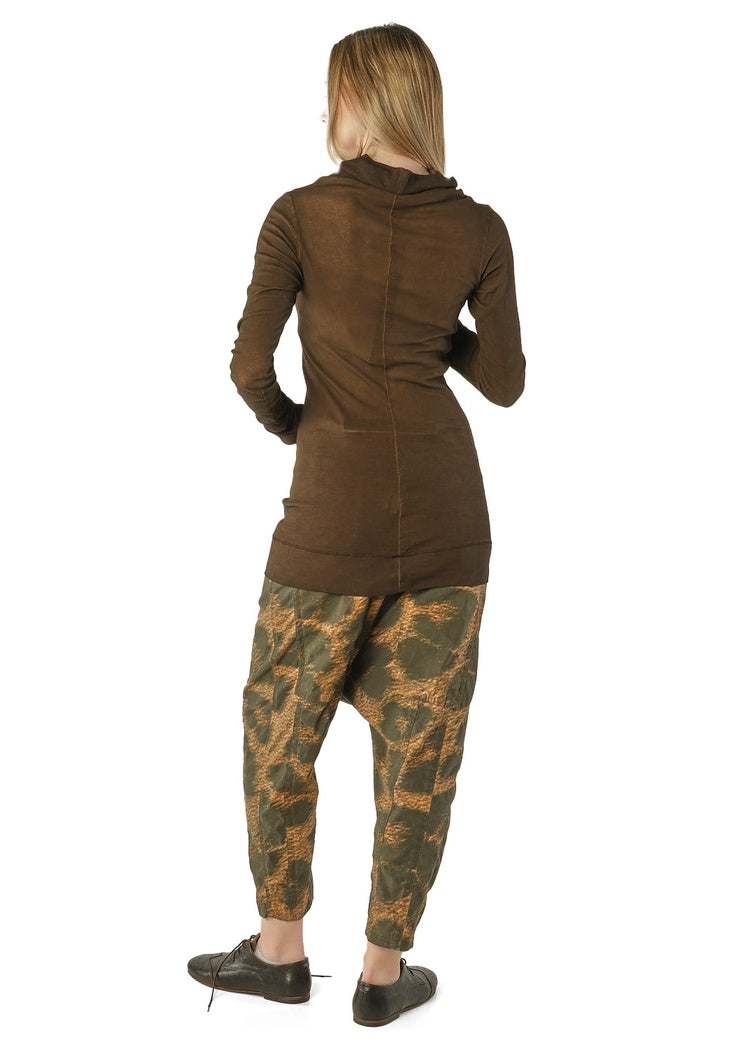 CL HIGH-NECK RIB JERSEY TOP