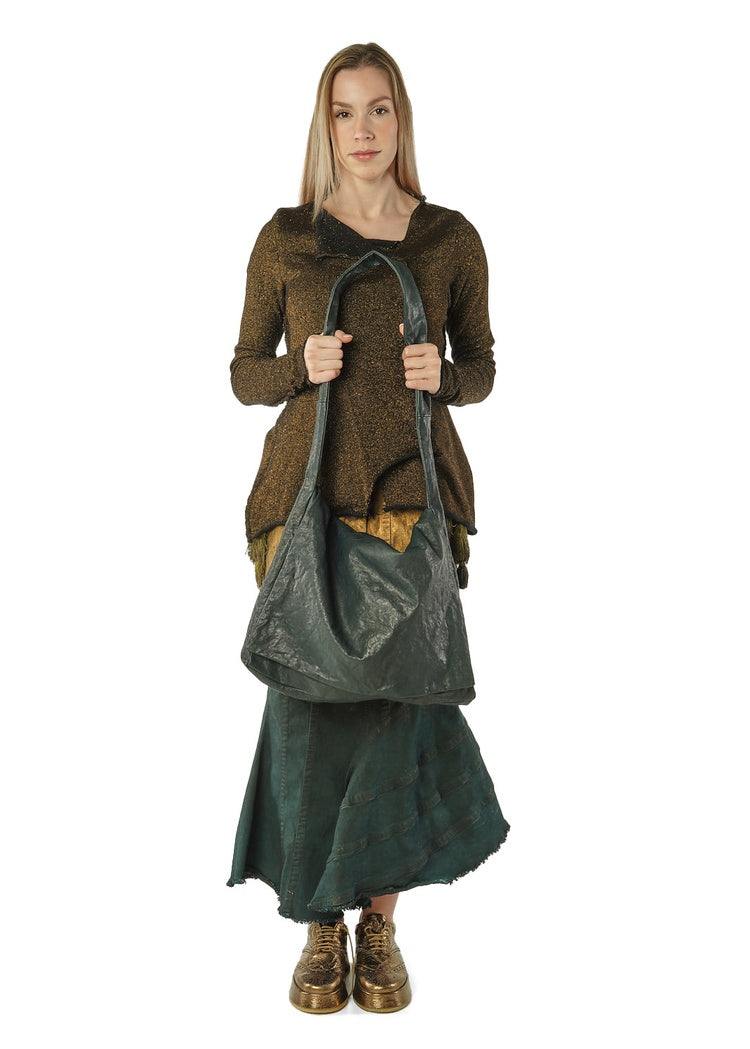 LAMB LEATHER SATCHEL BAG