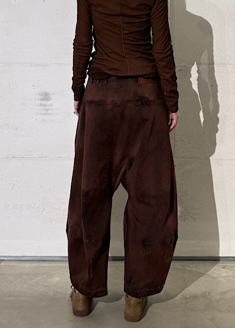 BALLOON DENIM TROUSER