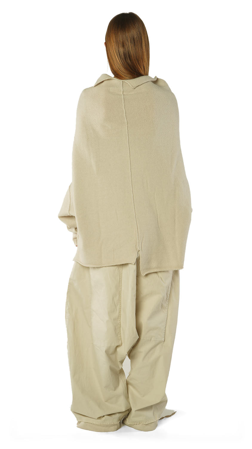MERINO-YAK FUNNEL NECK PULLOVER