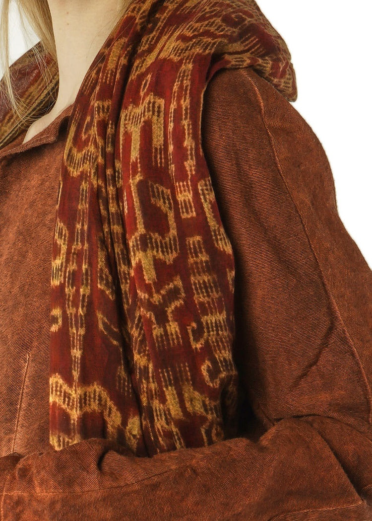 BERBER PRINT MODAL-WOOL SCARF