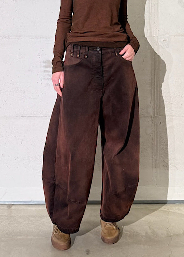 BALLOON DENIM TROUSER
