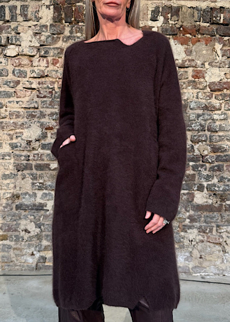 BRUSHED KNIT TUNIC