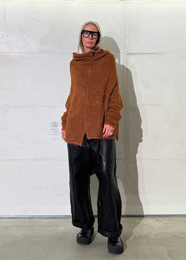 TUSSAH SILK KNIT PULLOVER
