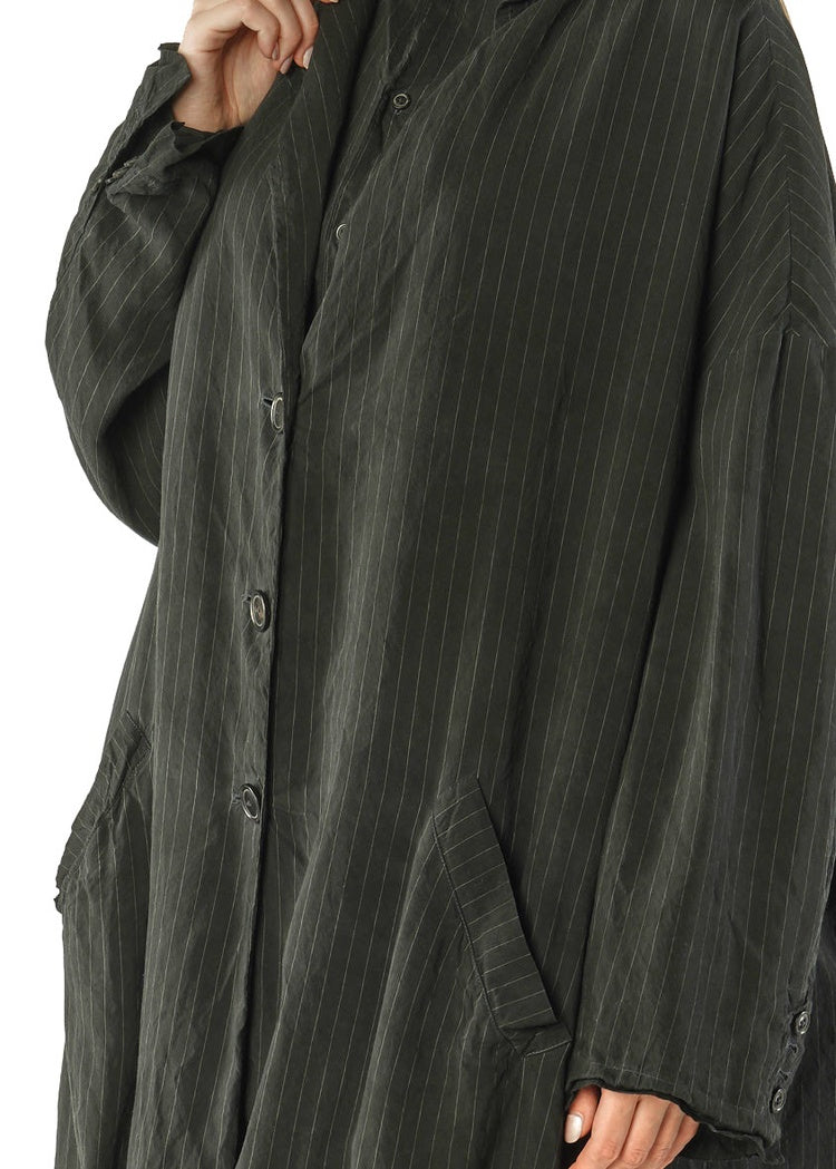 OVERSIZED VISCOSE-SILK COAT