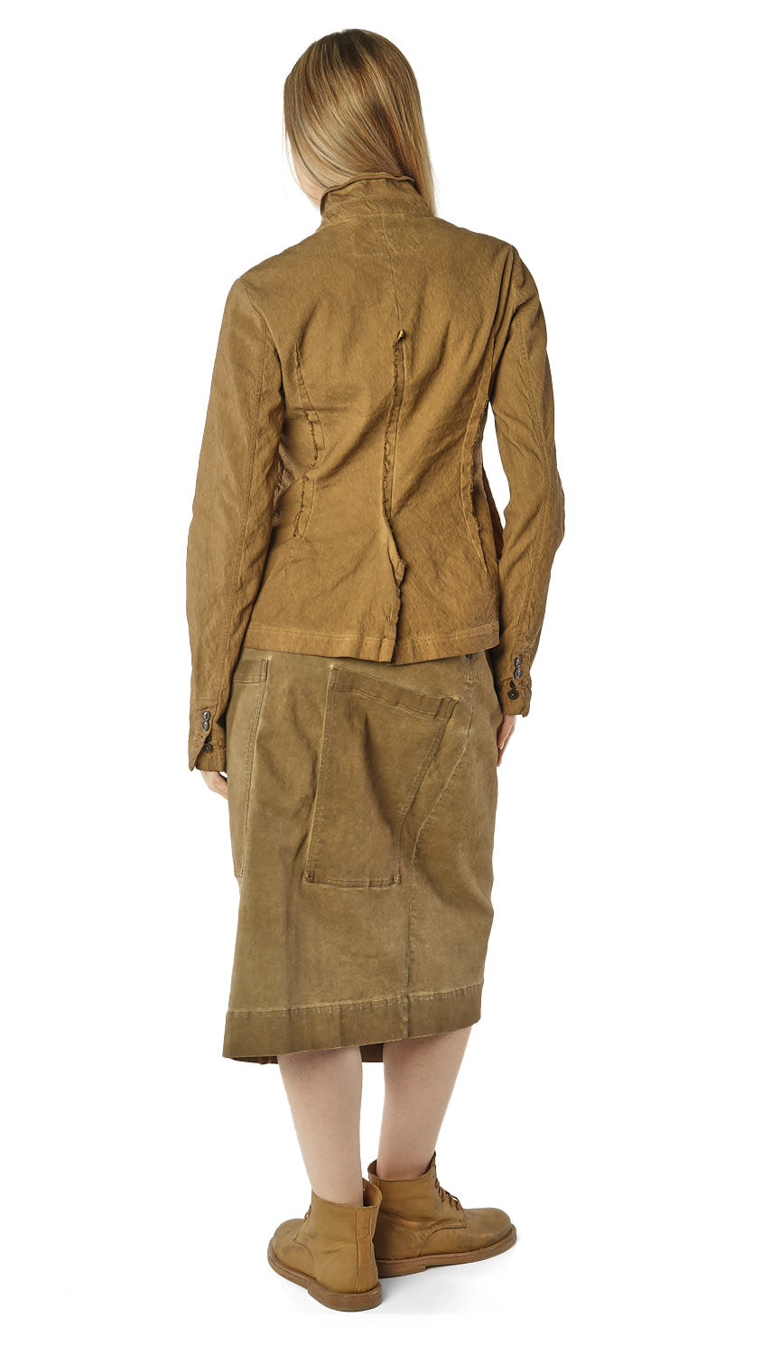FITTED STRETCH-TWILL JACKET