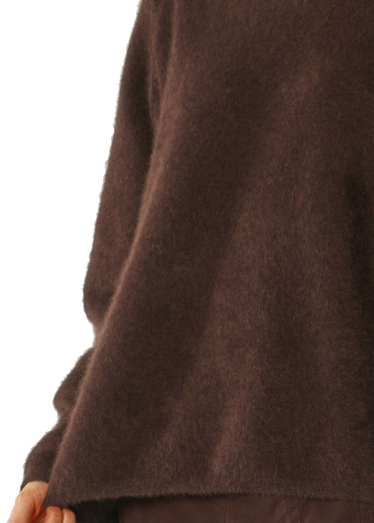 BRUSHED KNIT PULLOVER