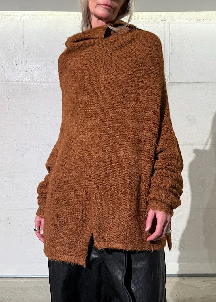 TUSSAH SILK KNIT PULLOVER