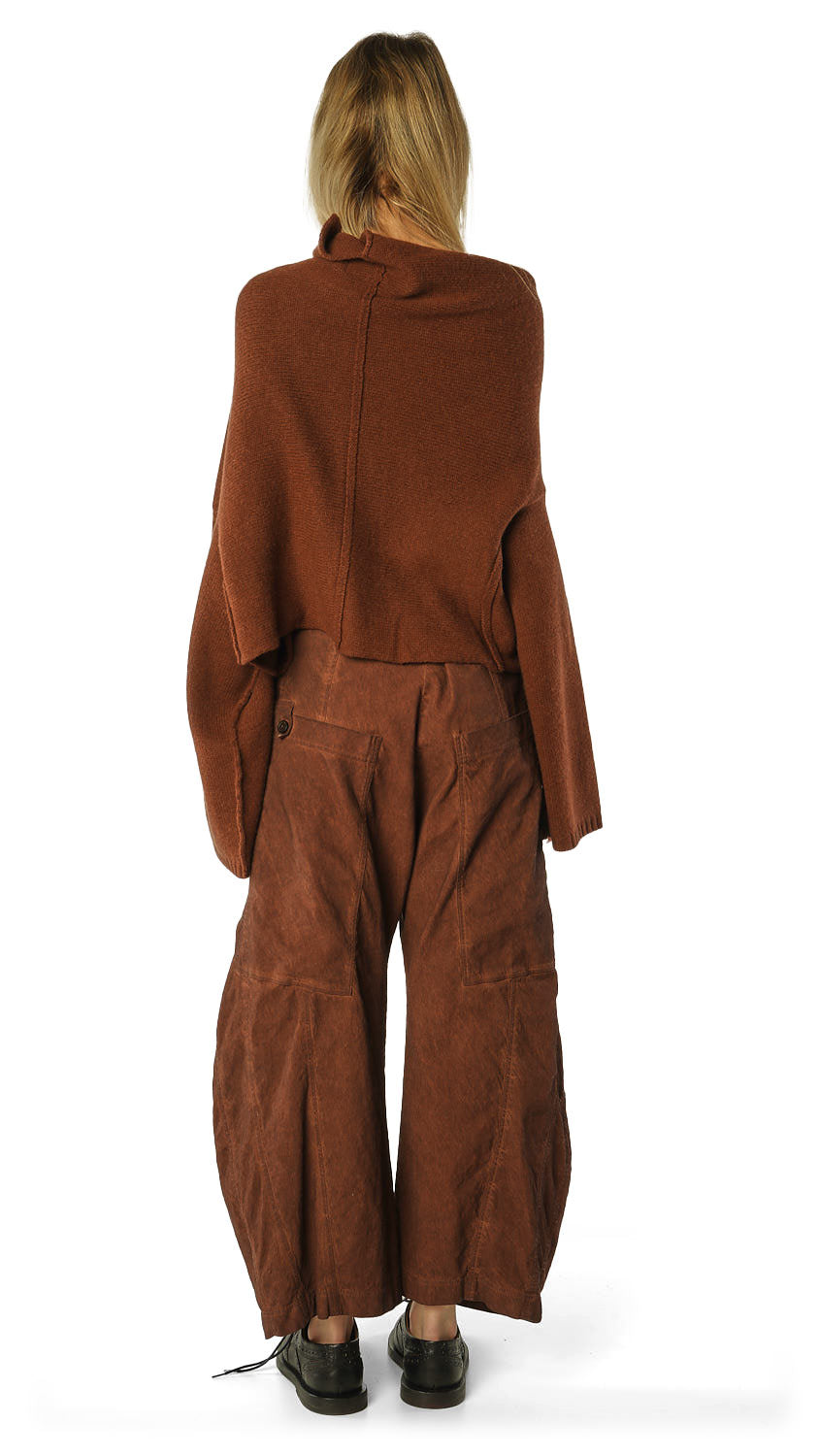 CROPPED MERINO-YAK PULLOVER