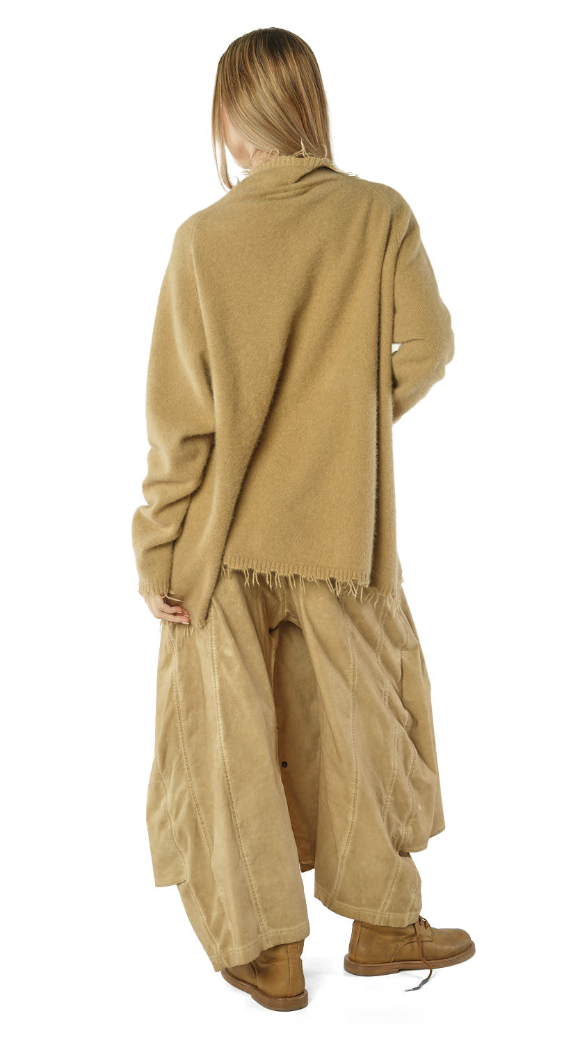 BRUSHED FOX-WOOL TUNIC