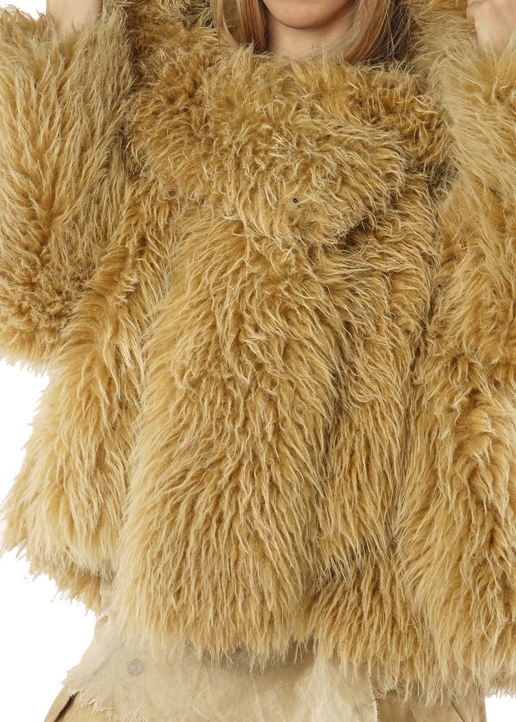 OVERSIZED FAUX FUR JACKET
