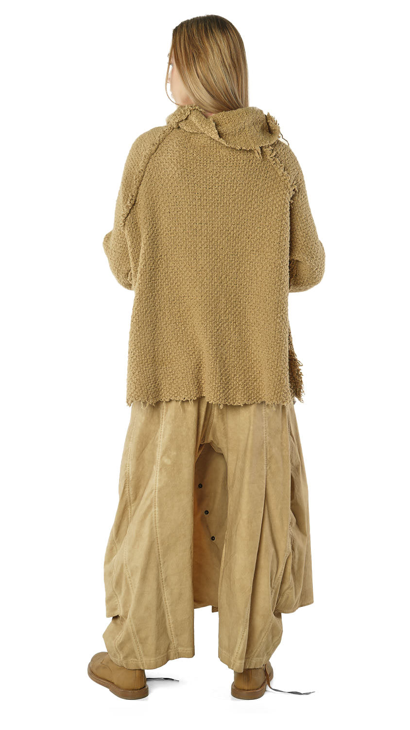 BOUCLÉ SILK-WOOL PULLOVER
