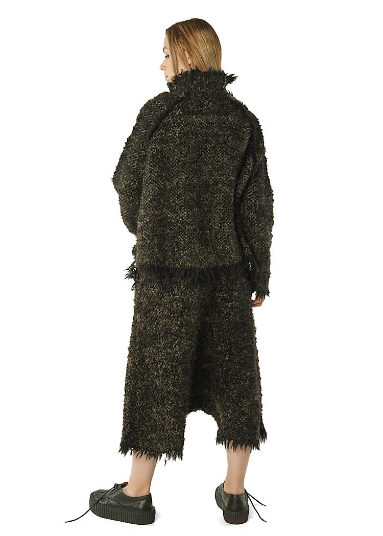 LEOPARD JACQUARD ALPACA PULLOVER