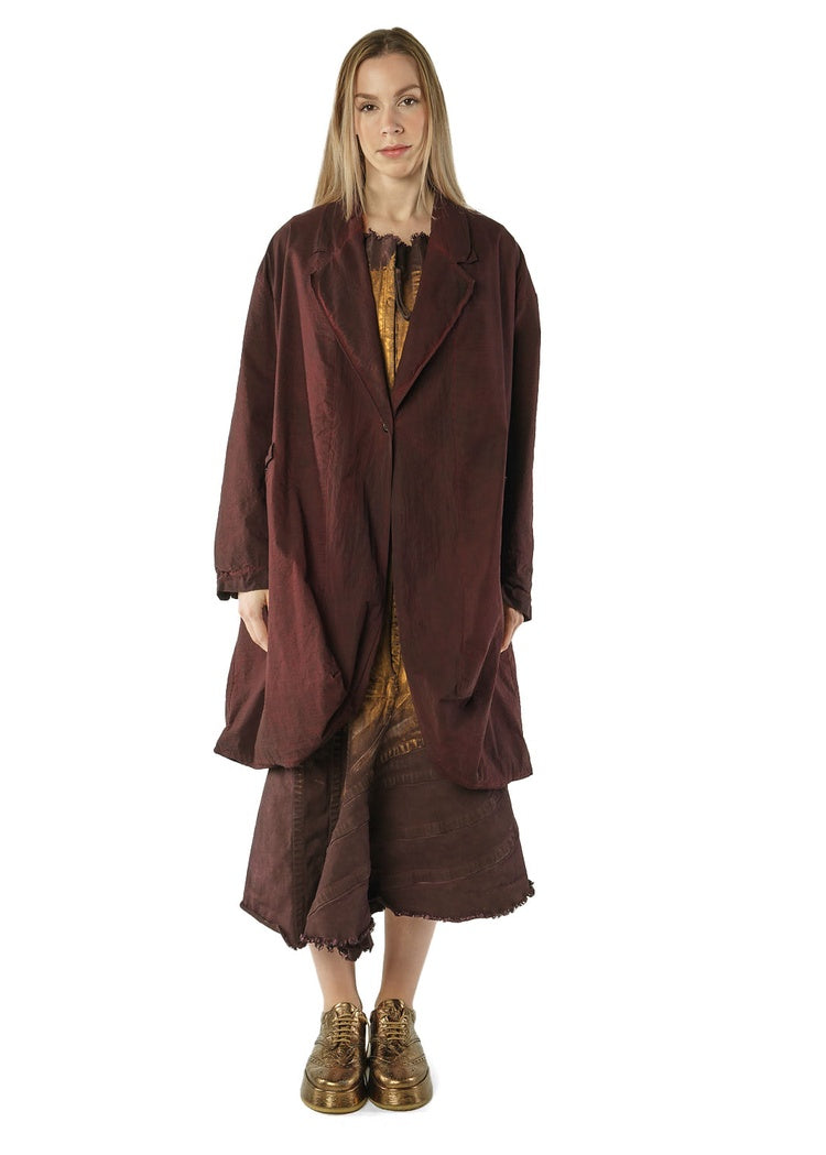 TWISTED-EDGE STRETCH COAT