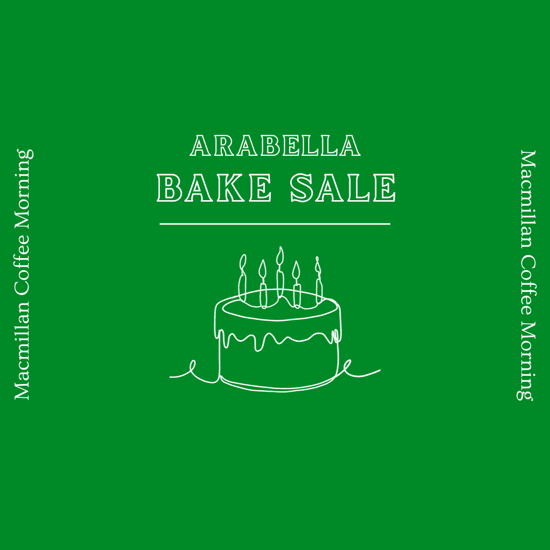 MACMILLAN COFFEE MORNING - BAKE SALE