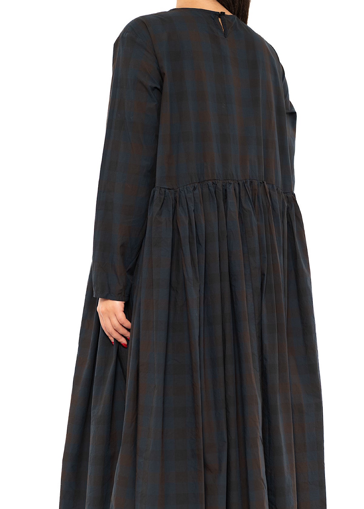 CHECKED COTTON DRESS