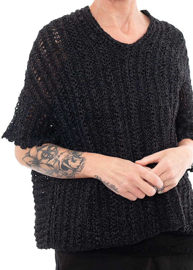 RUNDHOLZ DIP KNITTED PULLOVER