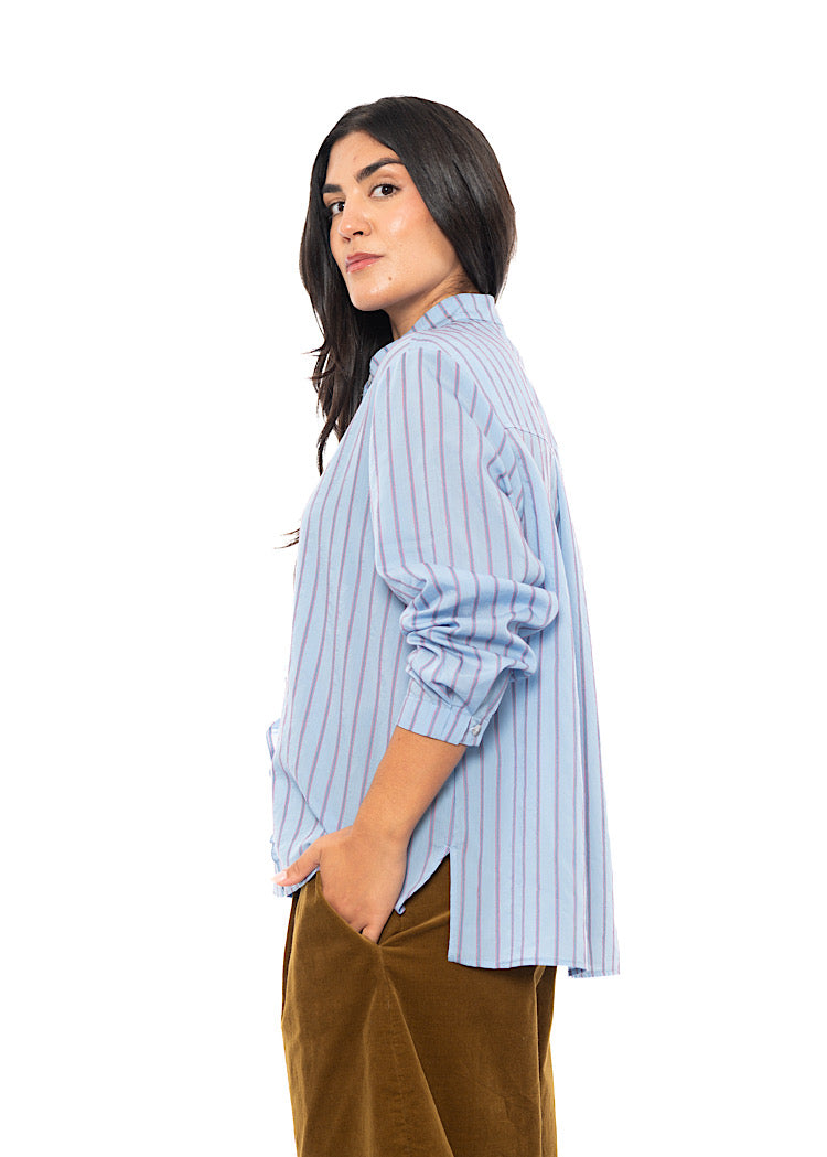 PINSTRIPE AMELIA L SHIRT