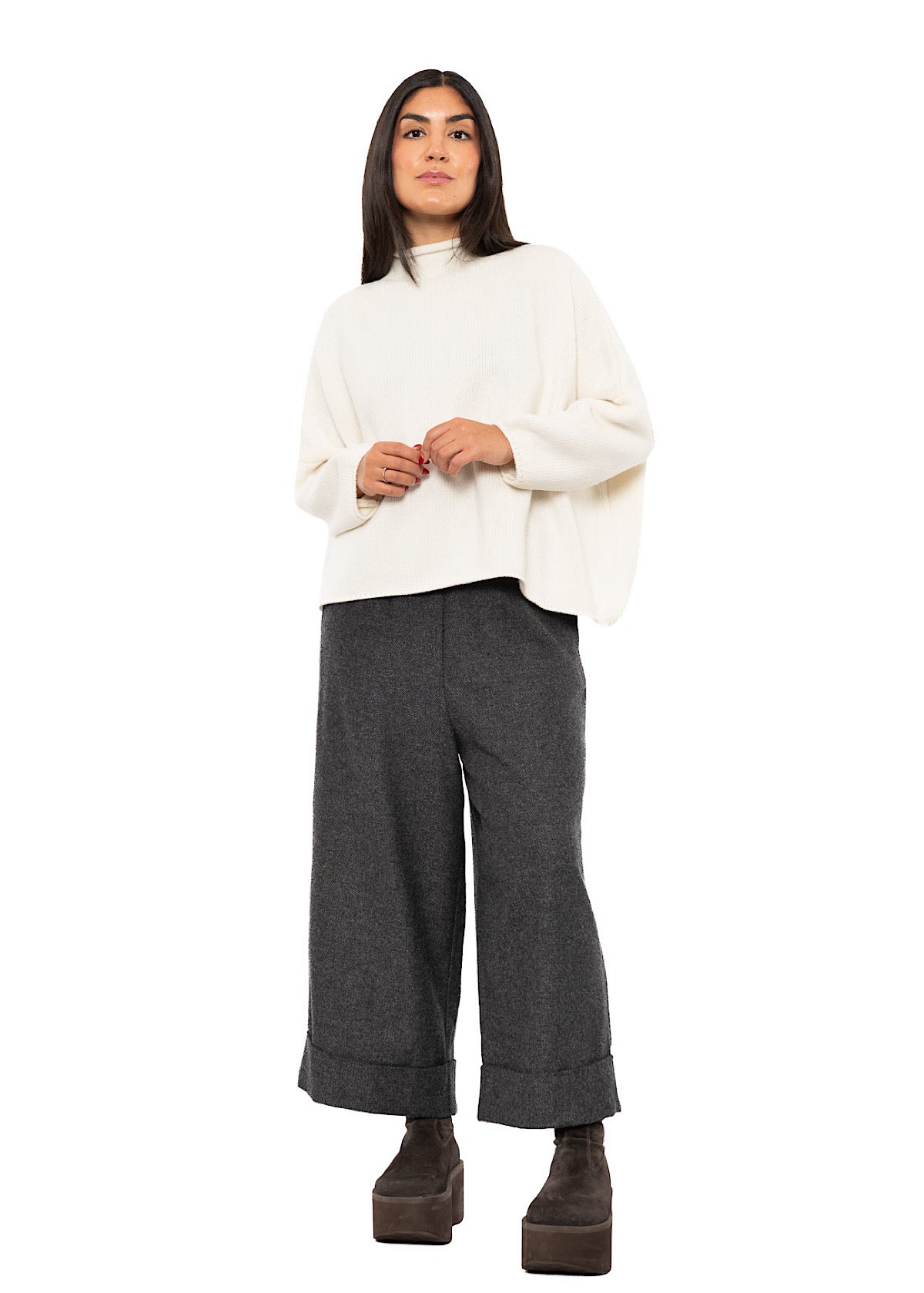 RELAXED CASHMERE BLEND FERRUCCIO PULLOVER