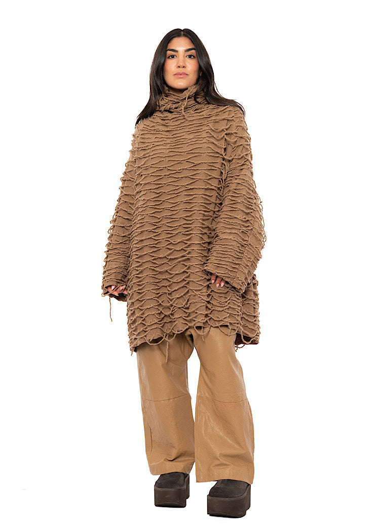 DECONSTRUCTED KNIT TUNIC