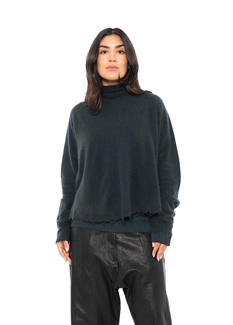 SIGNATURE MERINO RACCOON KNIT