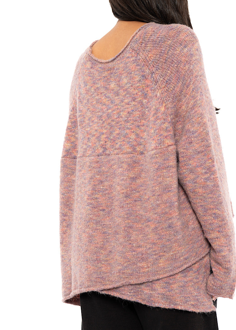 MÉLANGE KNITTED PULLOVER