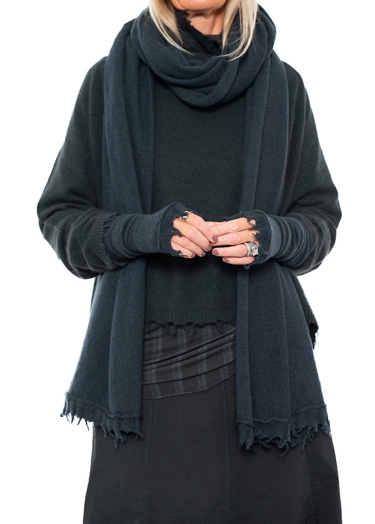 SIGNATURE CASHMERE FINGERLESS CUFF