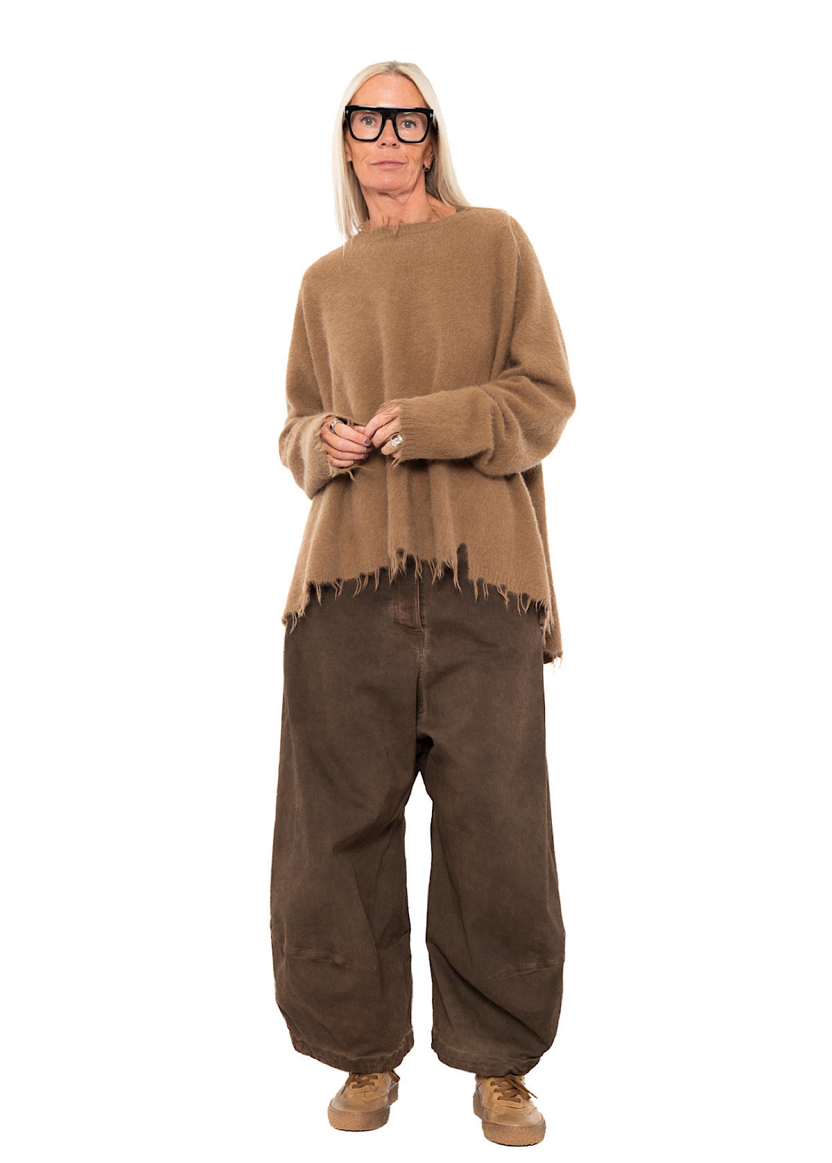 SIGNATURE BALLOON DENIM TROUSER
