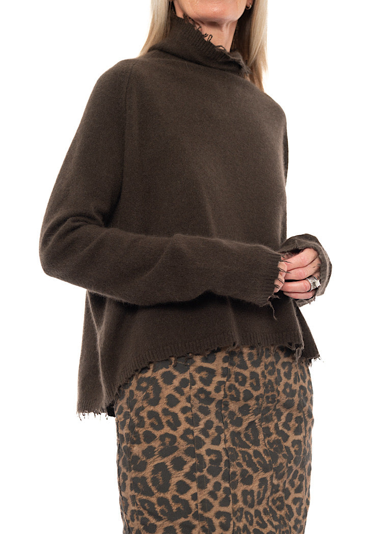 SIGNATURE MERINO RACCOON KNIT