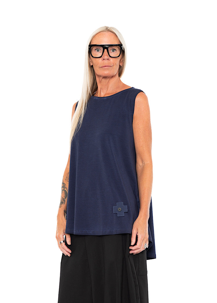 SLEEVELESS A-LINE TOP