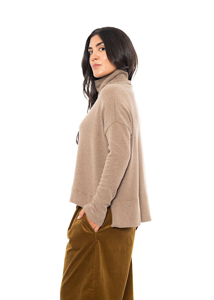 SIGNATURE COTTON-FLEECE MOYET PULLOVER